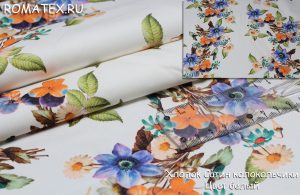 хлопок сатин колокольчики хлопок сатин колокольчики